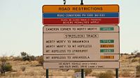 Strezlecki Track Sign